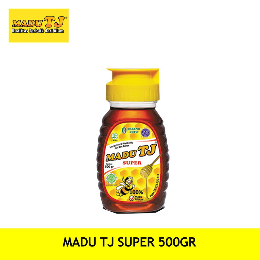 

Madu TJ Super 500 gr ( dengan tambahan Royal Jelly dan Bee Pollen)