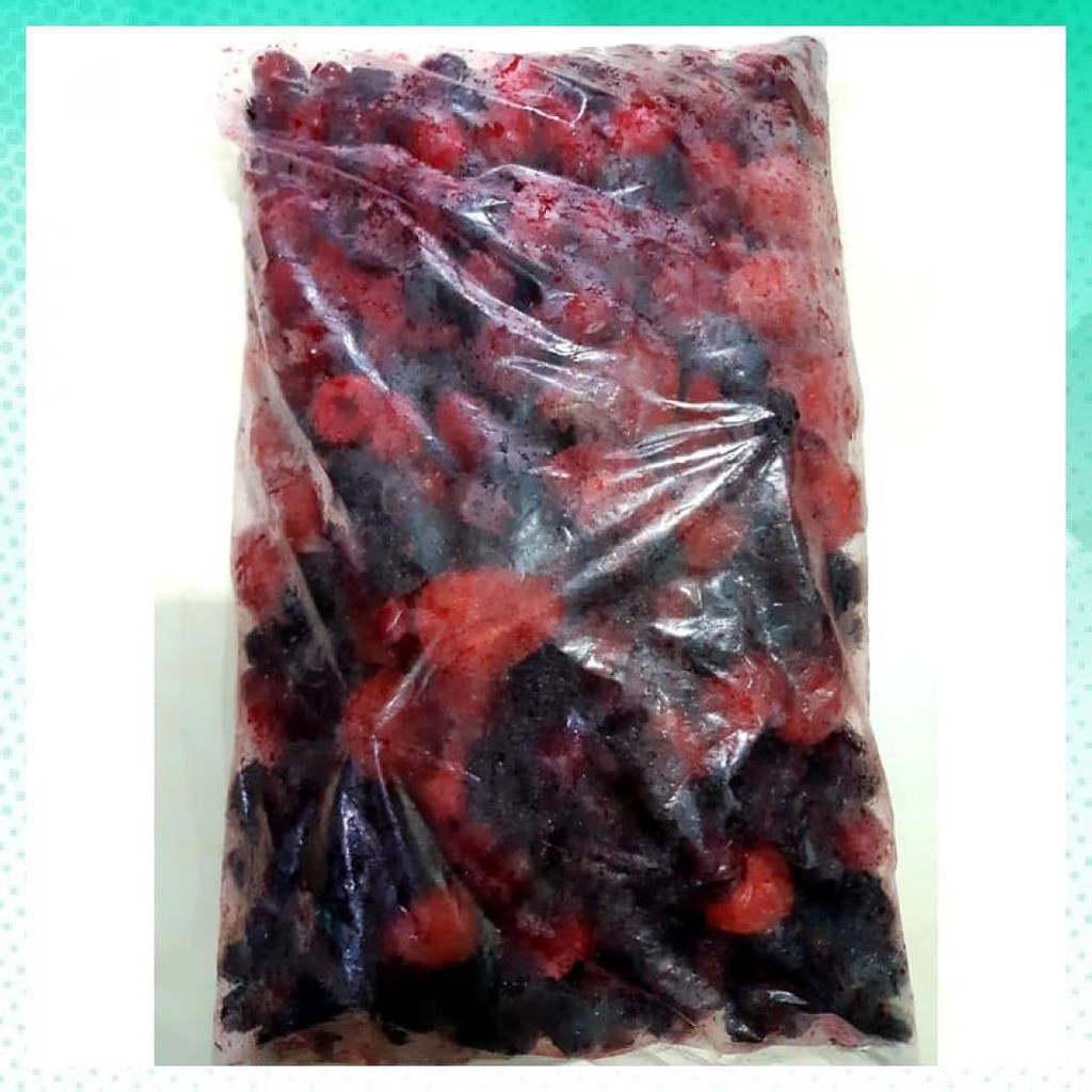 

BUAH MIX BERRY BEKU MIXED BERRIES FROZEN 1KG DI INDONESIA