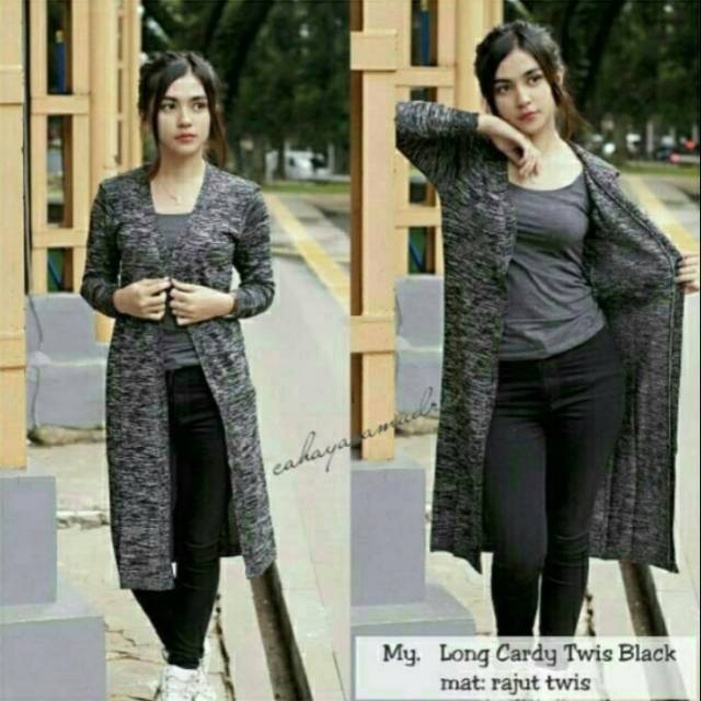 Long Cardy kardigan panjang - kardigan fashion - cardigan rajut