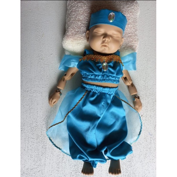 Kostum princess baju jasmine bayi newborn costume princes jas min costum jasmin untuk properti foto / props