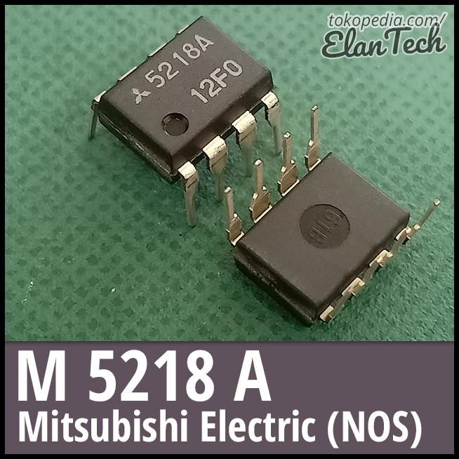 M5218A Dual Low Noise Op Amp Mitsubishi M5218 A Elantech