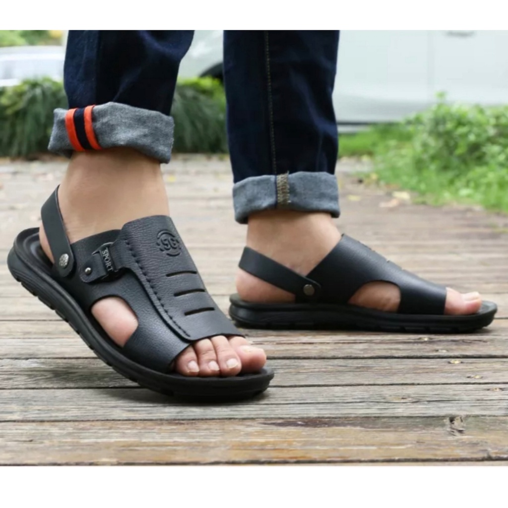 LUTTON - sandal pria casual - SANDAL PRIA LT 400