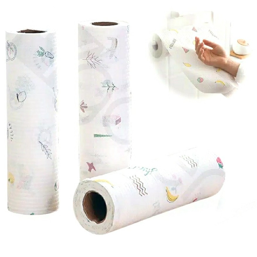 KERTAS TISSUE ROLL NYERAP MINYAK LEMBUT PEMBERSIH ALAT DAPUR REUSEABLE