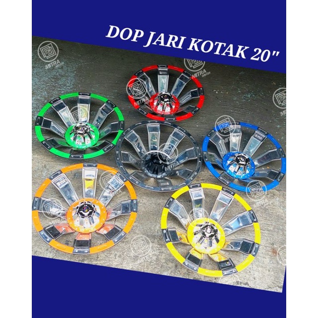 VARIASI WELDOP JARI KOTAK 20" WHEELDOP WILDOP TRUCK TRUK TREK FUSO NISSAN HINO LOHAN RODA VELG BAN M