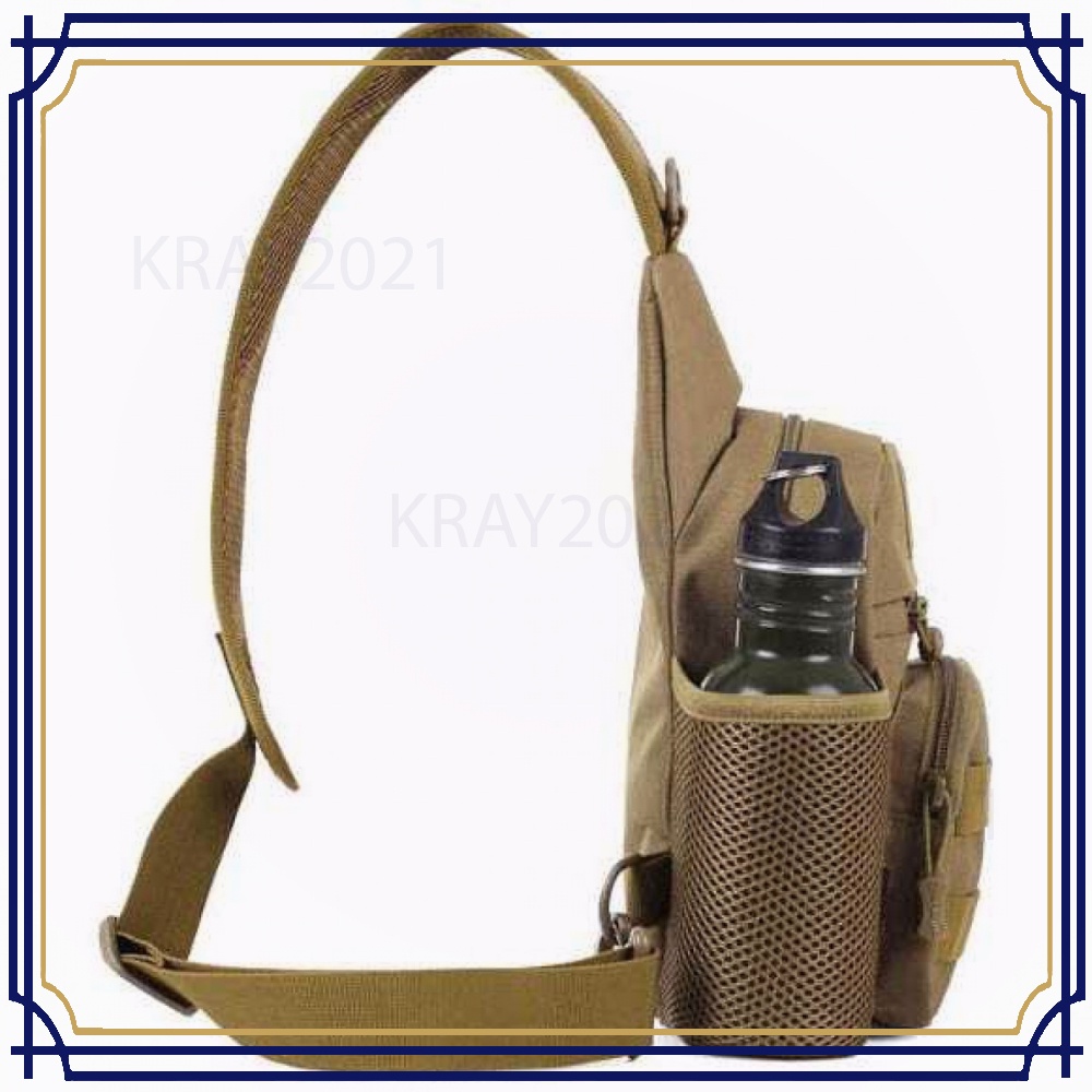 Tas Selempang Crossbody Bag Minimalis Tahan Air Desain Militer BG594