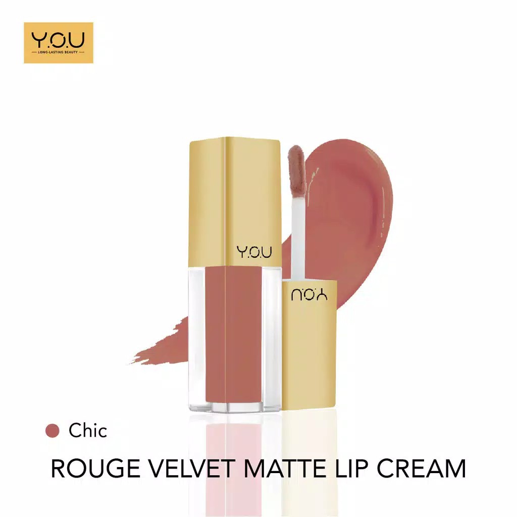 YOU THE GOLD ONE Rouge Velvet Matte Lip Cream 4.5 g [ Quick Dry and Non-transfer / Long-lasting ]
