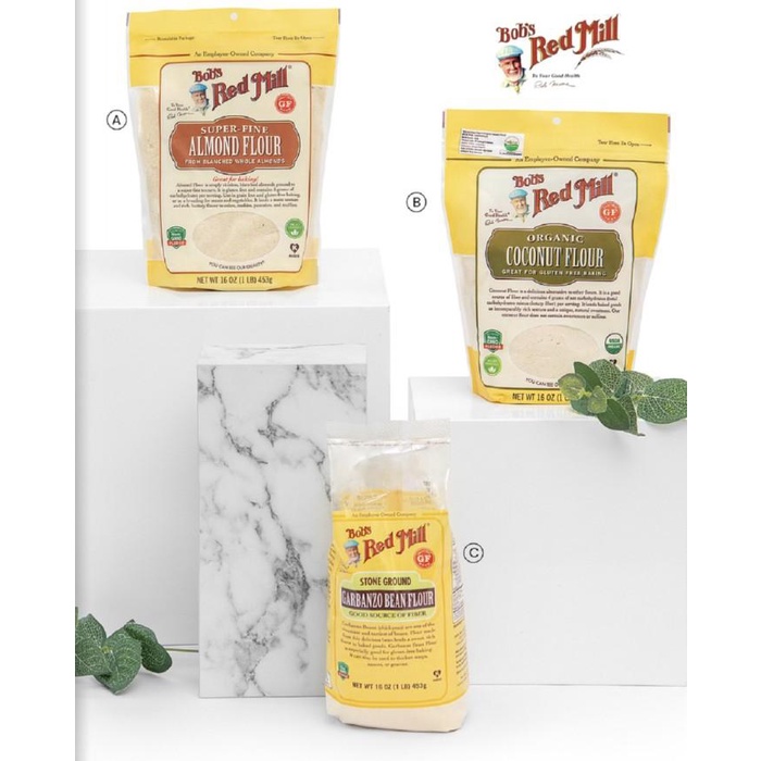 

BOB's RED MILL Flour (almond flour/ coconut flour/ garbanzo bean flour