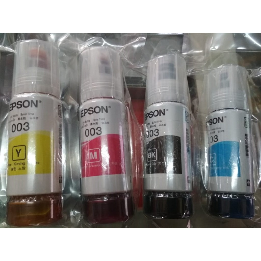 (1set) Tinta Epson L3110 L3116 L3210 L1110 L 1250 L1210 L3150 L3250 L5190 L5290 Lospack 003