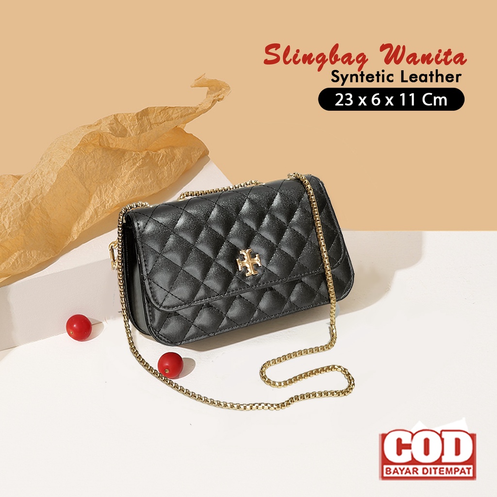 Tas Wanita Fashion Slingbag Cewek Tas Selempang kulit sintetis Shoulder Bag Murah Slempang Remaja