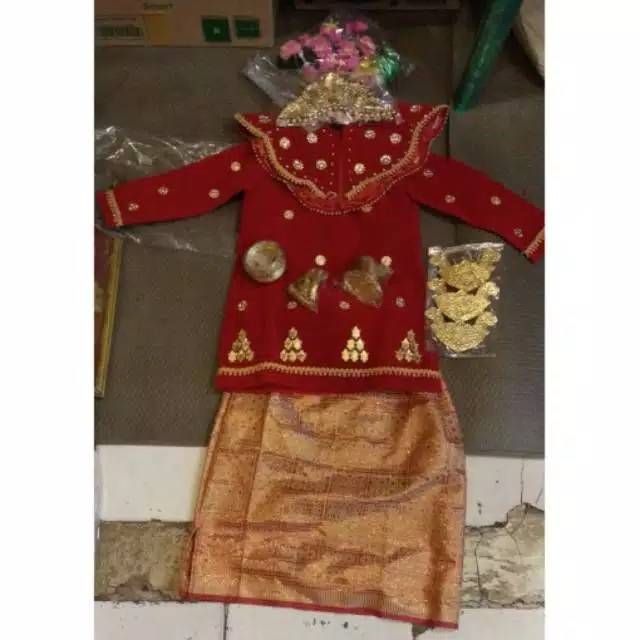 Pakaian adat/baju adat palembang anak