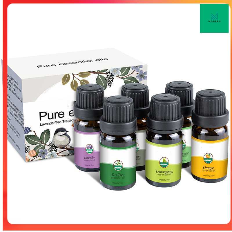 TD-DC Taffware HUMI Pure Essential Oils Minyak Aromatherapy 10ml 6PCS - K-E7 0001