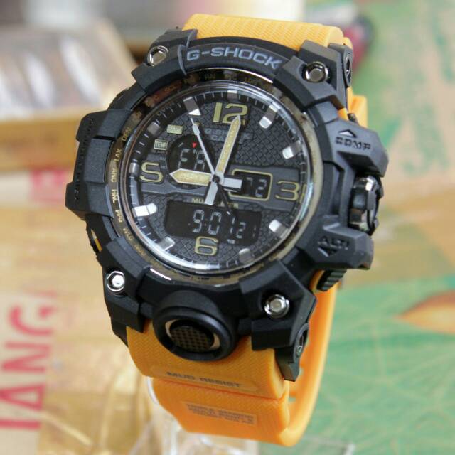 Grosir Jam Tangan Cowok Pria Casio G-Shock GWG1000 YELLOW FREE BOX