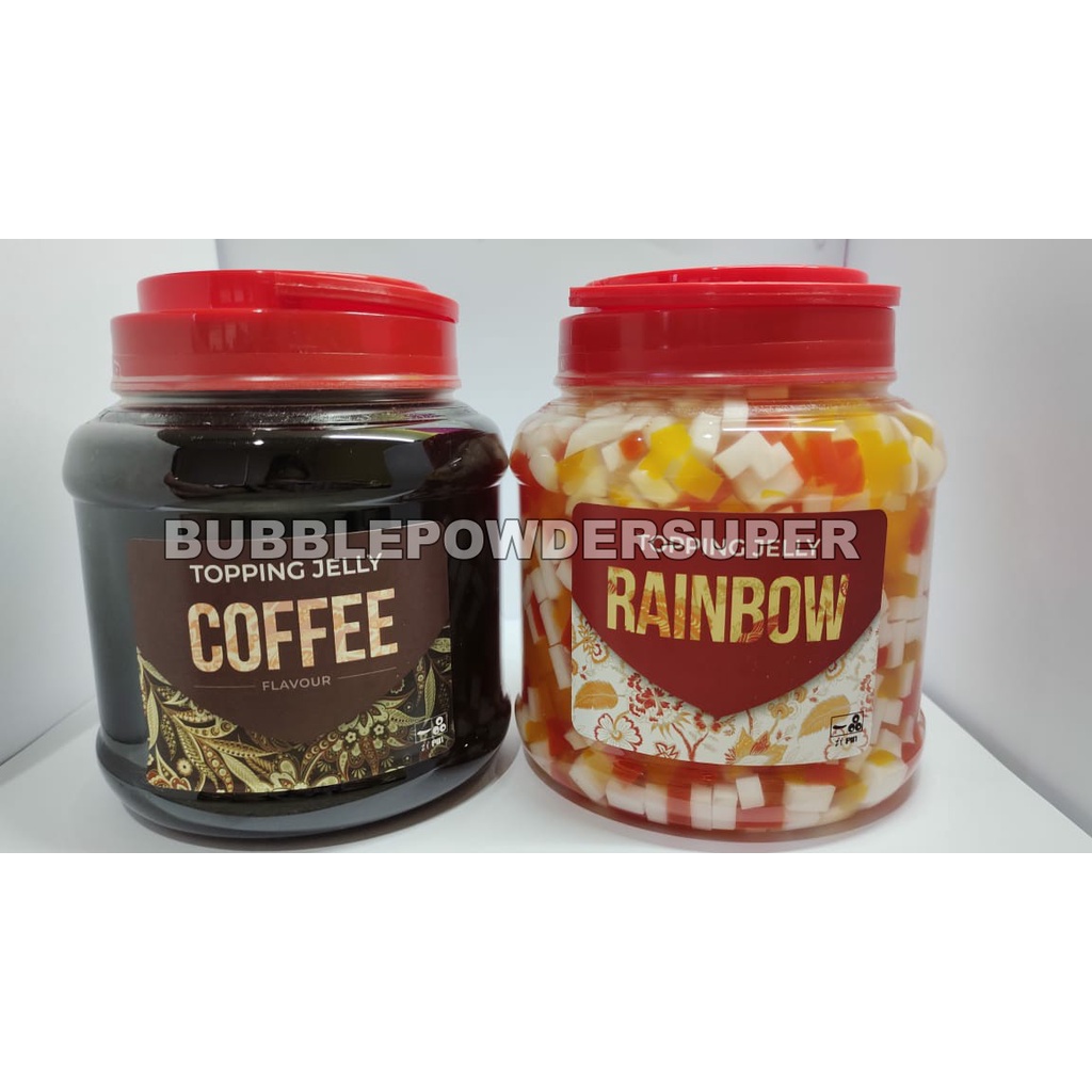 BARU - ITPIN Rainbow Jelly Konyaku / QQ Rainbow @1,2kg - Jelly Topping Minuman Rainbow Premium