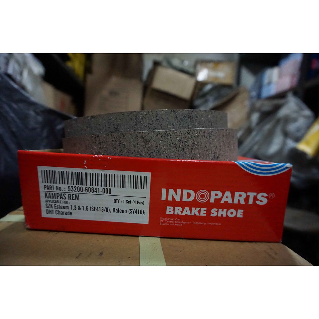 Brake Shoe Kampas Rem Belakang Suzuki Baleno/Esteem merk Indoparts