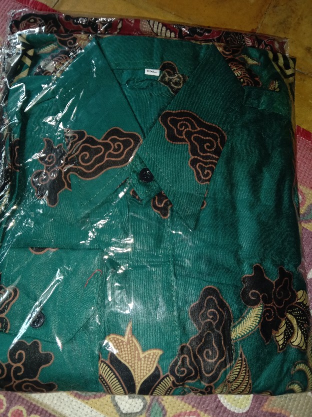 Kemeja Batik Lengan Panjang Size M L Xl Xxl Xxxl