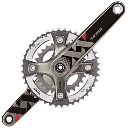 Crank Sram XX 39-26t Titanium ORIGINAL bukan Shimano XT XTR x9 x0 XX1