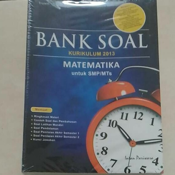 Jual Buku Bank Soal Matematika SMP/MTS Indonesia|Shopee Indonesia