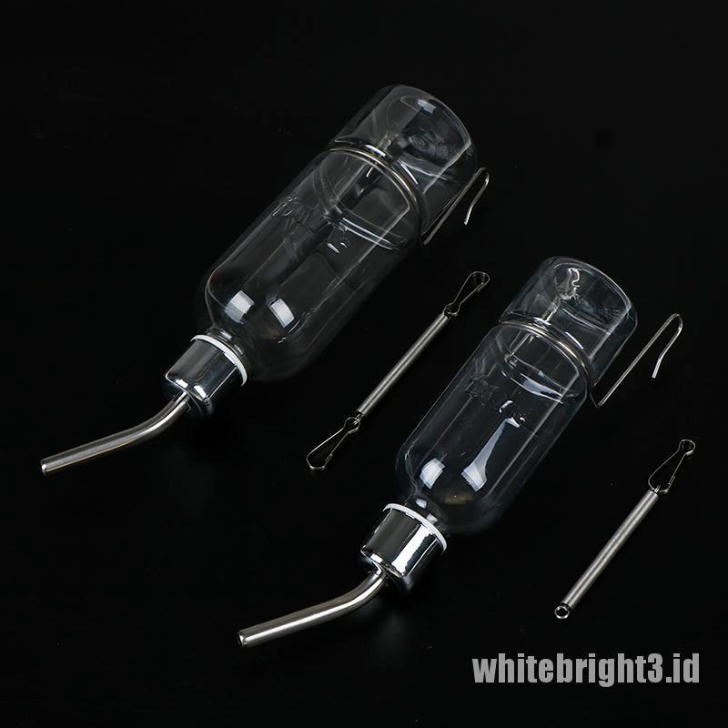 ❤White3 Warna Putih❤ Botol Minum Model Gantung Untuk Anjing / Kucing / Hamster