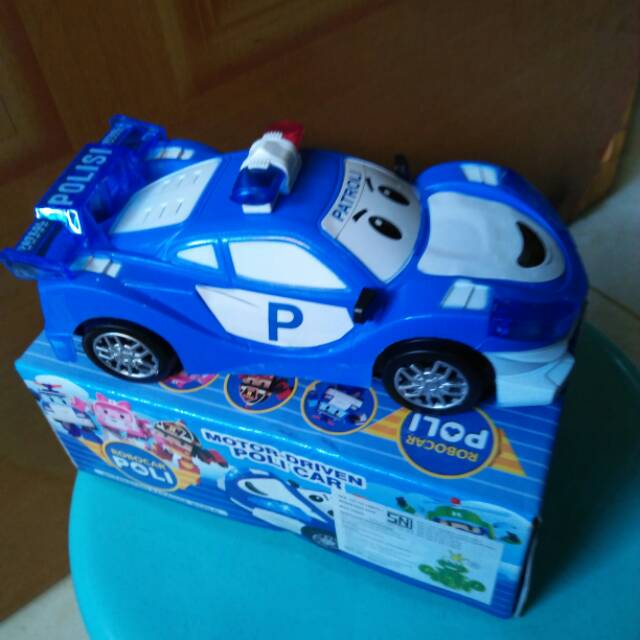 MAINAN ANAK MOBIL ROBOCAR POLI BATERAI