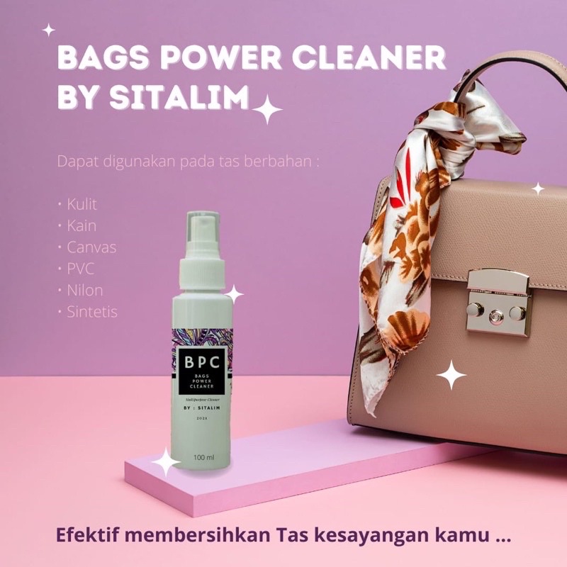 NEW CUSTOMER- PEMBERSIH TAS, BPC (Bags Power Cleaner) by SitaLim