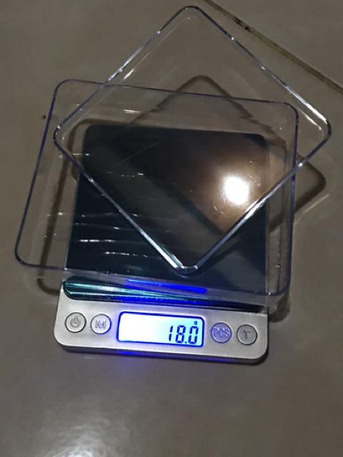 Timbangan Dapur 1kg 0.1g - Silver