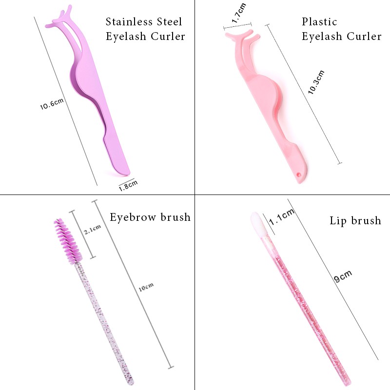 Penjepit Ekstensi Bulu Mata Alat Bulu Mata Palsu Klip Tambahan Kuas Bulu Mata Magic Wand Aplikator Kuas Bibir Kuas Mikro Bulu Mata Kristal Set Alat Ekstensi Bulu Mata