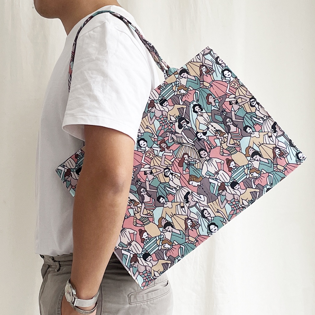 Toteyama - Tas Tote Traveller Medium - Tropical