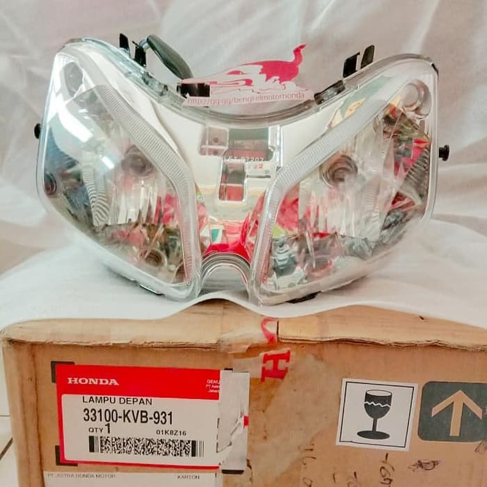 Lampu Depan Reflektor Honda Vario 110 Karbu CW Ori AHM 33100KVB931 A2