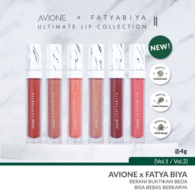 AVIONE x FATYA BIYA - Liquified Longwear Lipstick / Afterglow Lip Gloss