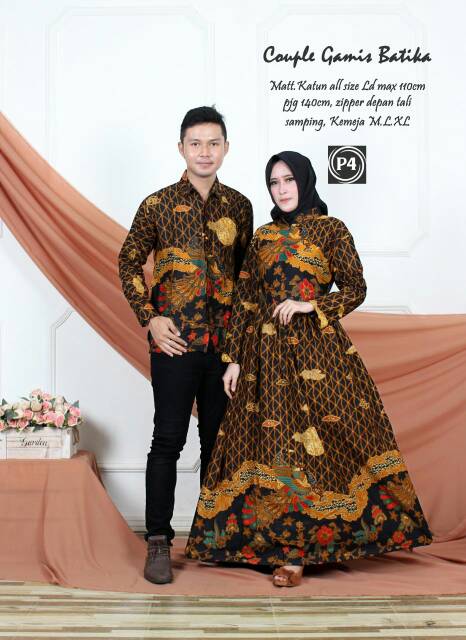 GROSIR COUPLE GAMIS BATIKA