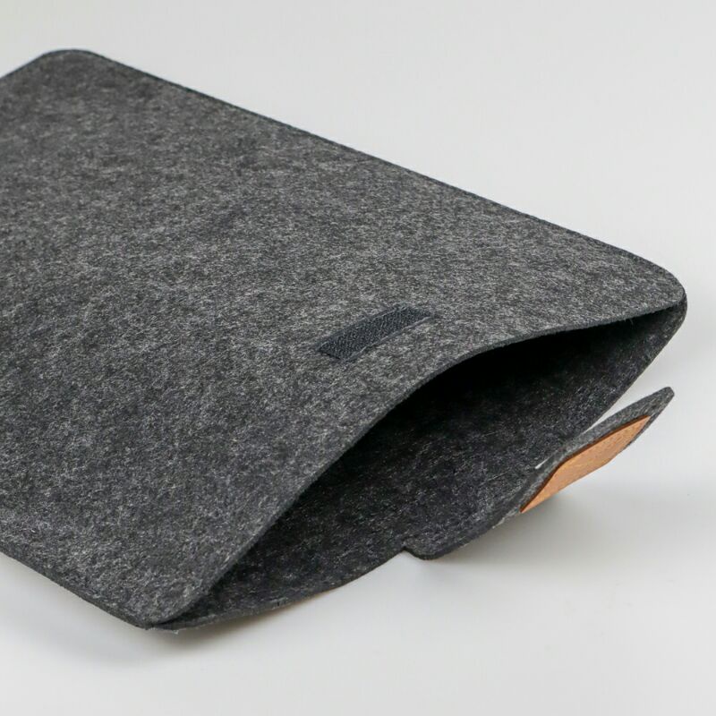 Rhodey Felt Sleeve Case Laptop 15 Inch Da98 Dark Gray