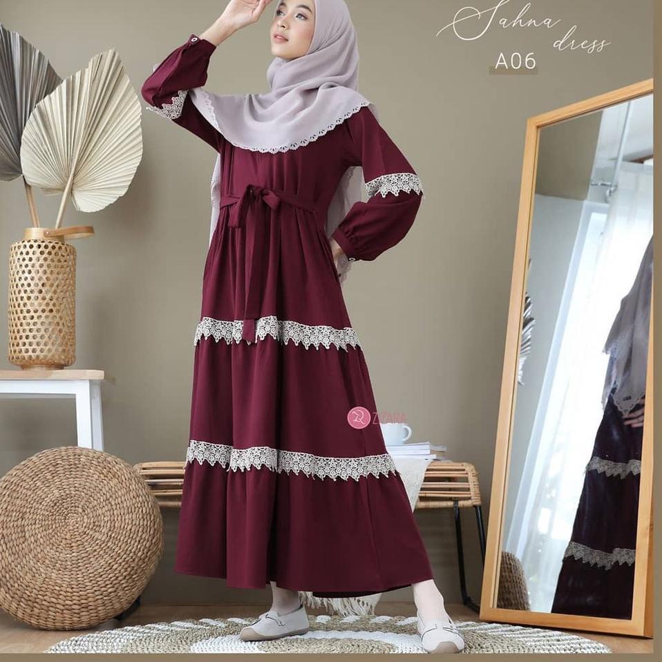 Wow Murah Meriah.. [ GBO ] GAMIS REMAJA TERBARU UKURAN L XL XXL | HASNA DRESS | BAJU GAMIS DRESS WAN