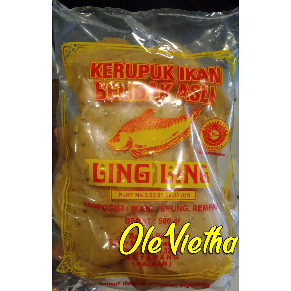 

Kerupuk Ikan Belidak Asli Ling-Ling Khas Ketapang