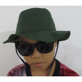 Topi Cowboy Koboy Koboi Hijau Anak &amp; Dewasa