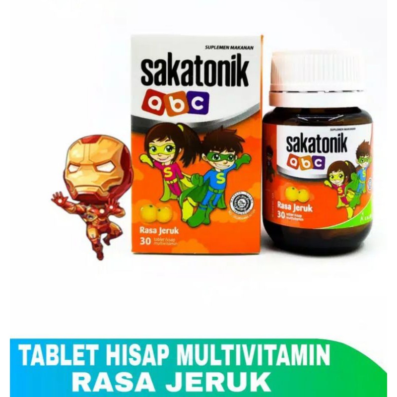 Sakatonik ABC (Rasa Jeruk) - Tablet Multivitamin Anak