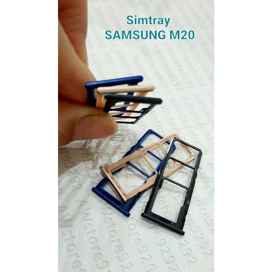 Slot Tempat Dudukan Kartu Simcard Sim card Lock Simtray Sim Tray Samsung M20 - M205