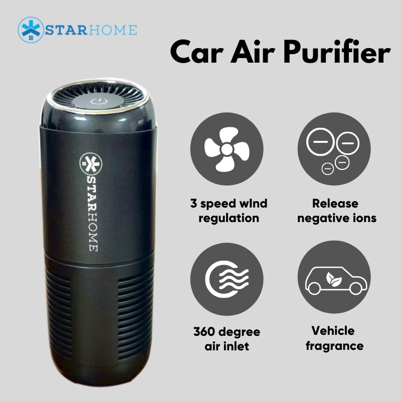 Pembersih Udara Car Air Purifier PM 2.5 Penyaring Penjernih Udara dengan Saringan HEPA 12 Filter Y20