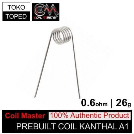 Coil Master Pre-built Kantal A1 0.6 ohm | 26 awg | kantal AN