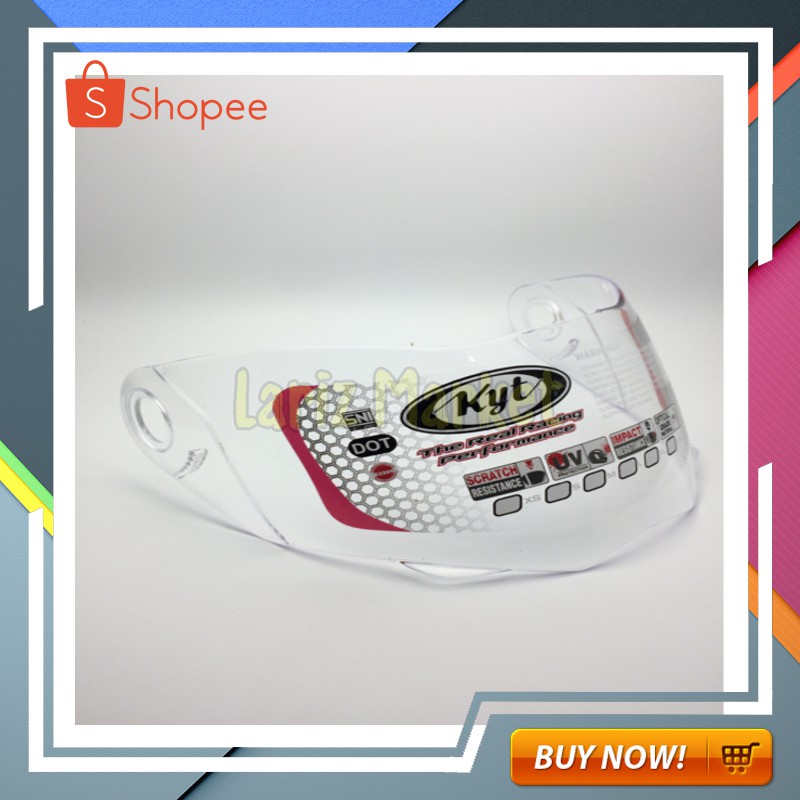 PROMO SPESIAL KACA HELM ORIGINAL KYT ALPHA VENOM FULL FACE