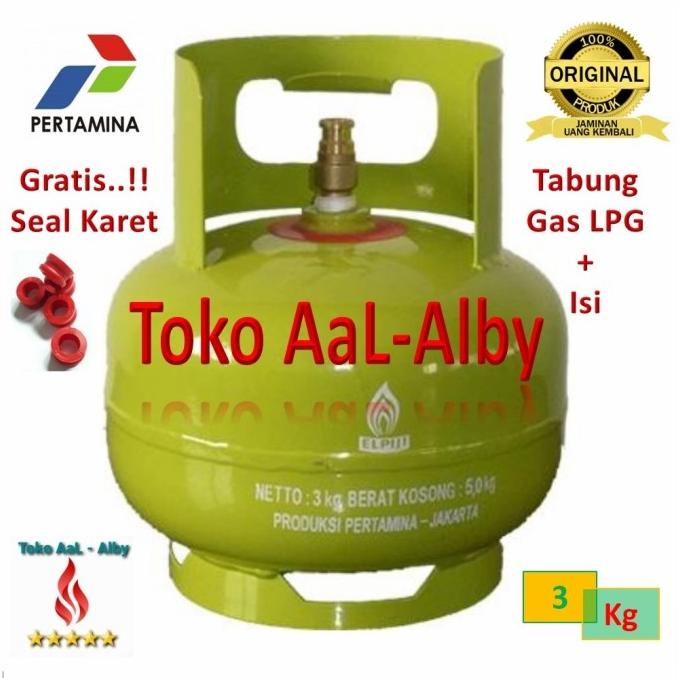Tabung Gas 3 Kg LPG/Elpiji + Isi