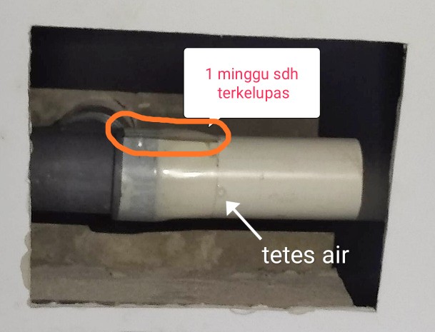 Flex Tape 4 Inch Wide Lakban Bening // Hitam Ajaib