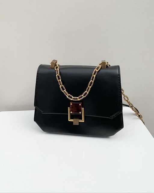 SALE Chain Handle Geometric Crossbody Bag