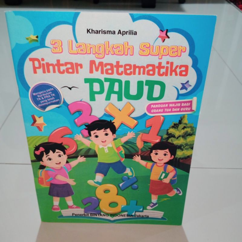 buku 3 langkah super pintar matematika 48 halaman(21×28cm)