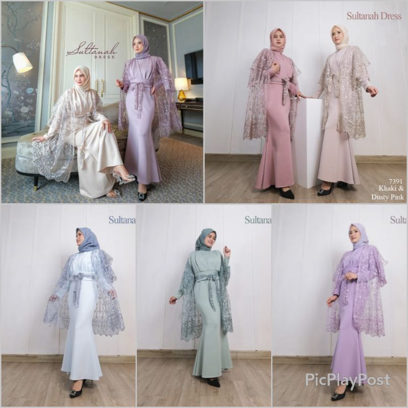 sultanah dress by mk readystock ➡️dezzashop