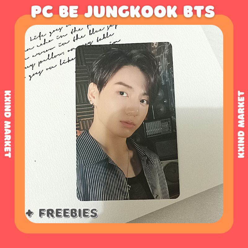 Photocard Jungkook BTS ALBUM BE ESSENTIAL / PC JK be / PC Jungkook official / album be essential