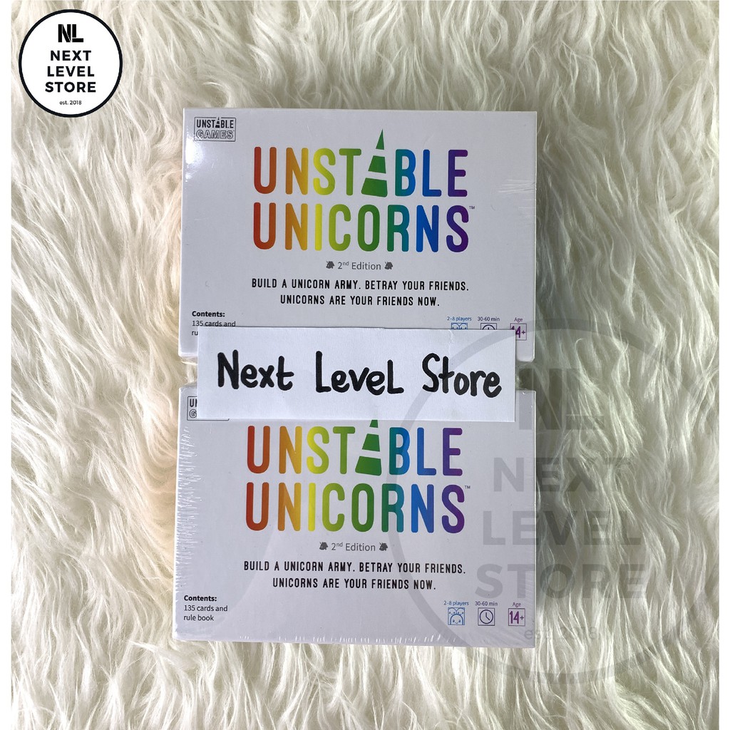 Unstable Unicorns 2nd Edition Card Game Basic Board Games READY