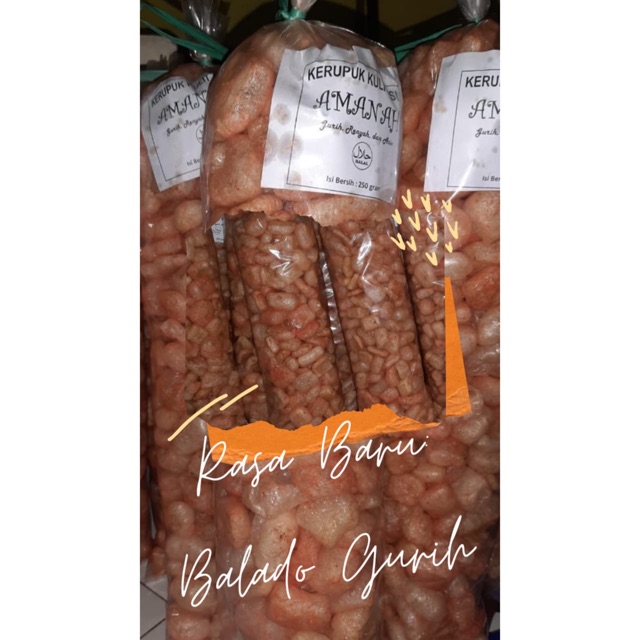 

Kerupuk Kulit Amanah Rasa Balado