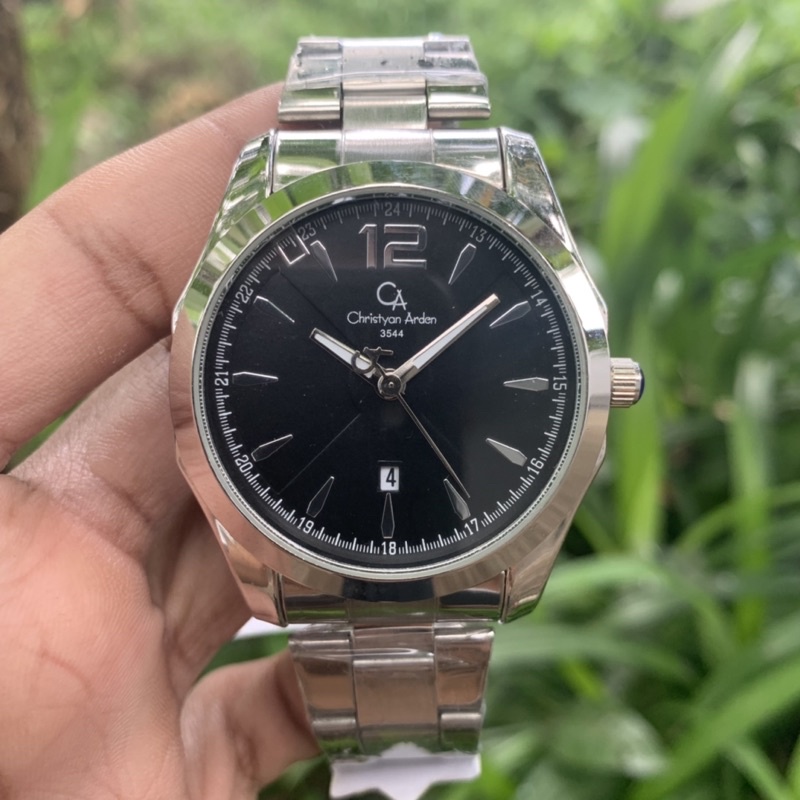 CHRISTYAN ARDEN ORIGINAL JAM TANGAN PRIA GROSIRAN ORI RANTAI WD TANGGAL AKTIF BOX