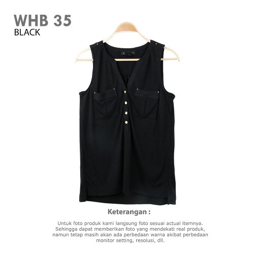 SALE  Baju Tanpa Lengan White House Original Branded | Pakaian Sisa Export