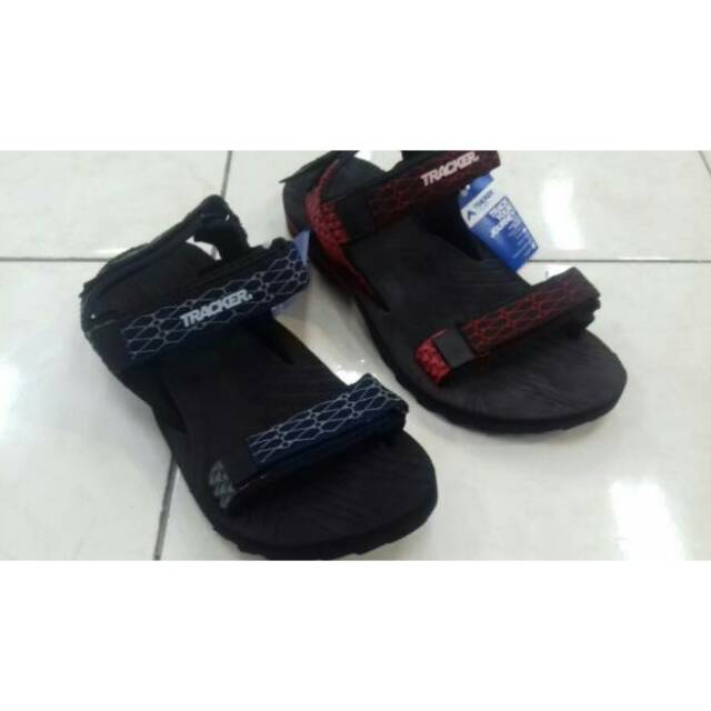 SANDAL GUNUNG TRACKER WARNA BLACK / TERAKOTA  SIZE 39-43
